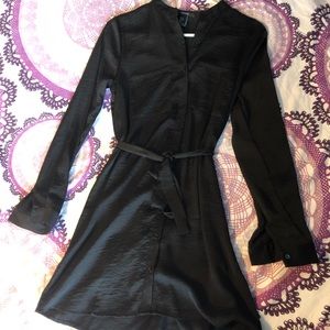 Forever 21 satin shirt dress, small